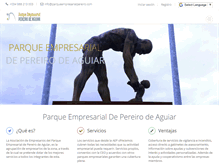 Tablet Screenshot of parqueempresarialpereiro.com